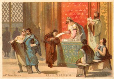 Louis VI of France by French School